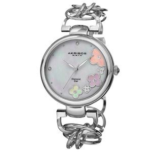 Akribos XXIV Ladies Diamond Watch